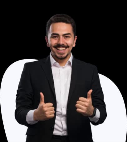 Professional consultant giving thumbs up