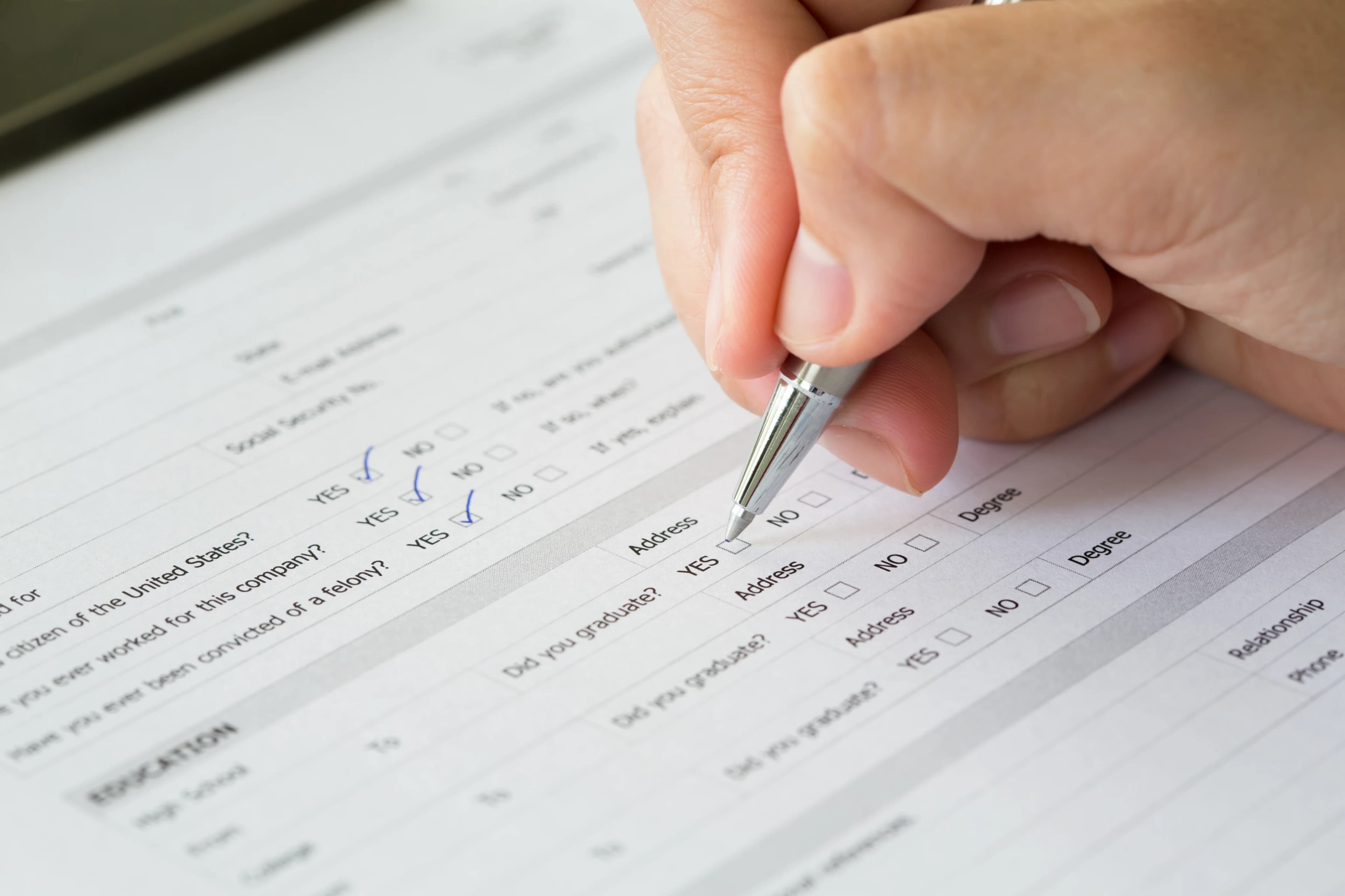 Profile review before starting to prevent unsuccessful outcomes