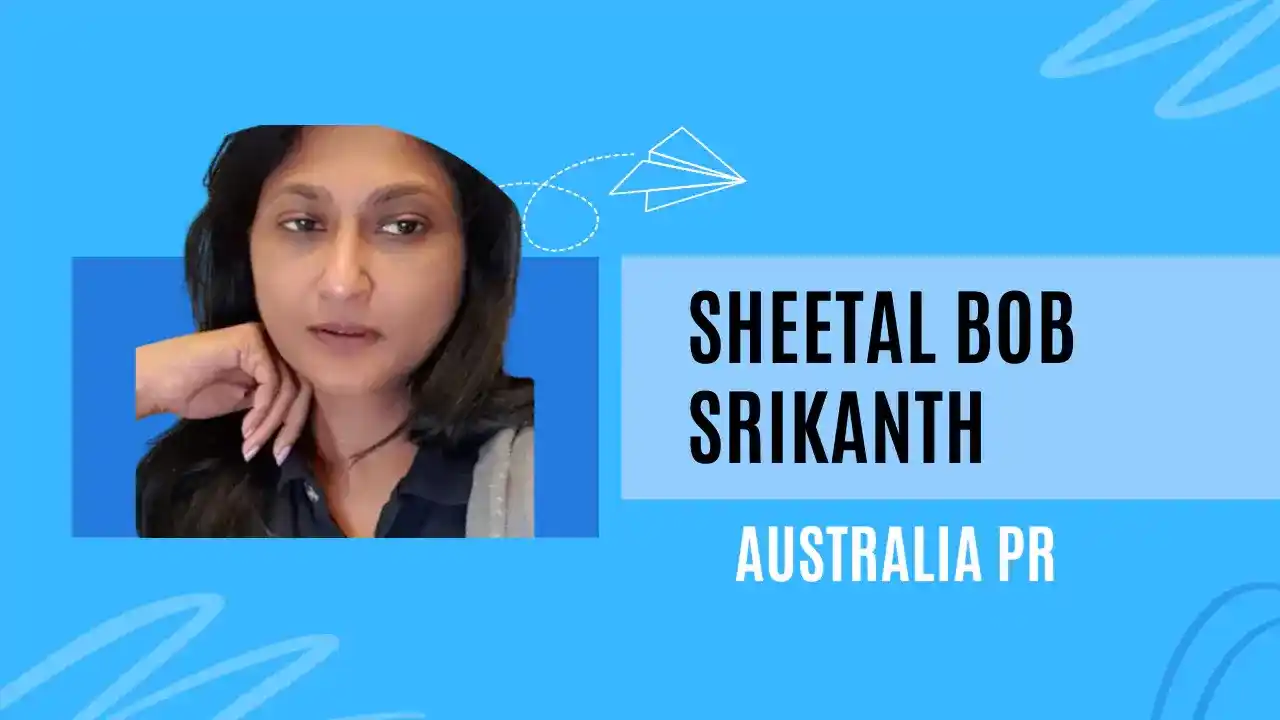 Testimonial by Sheetal Bob Srikanth for australia