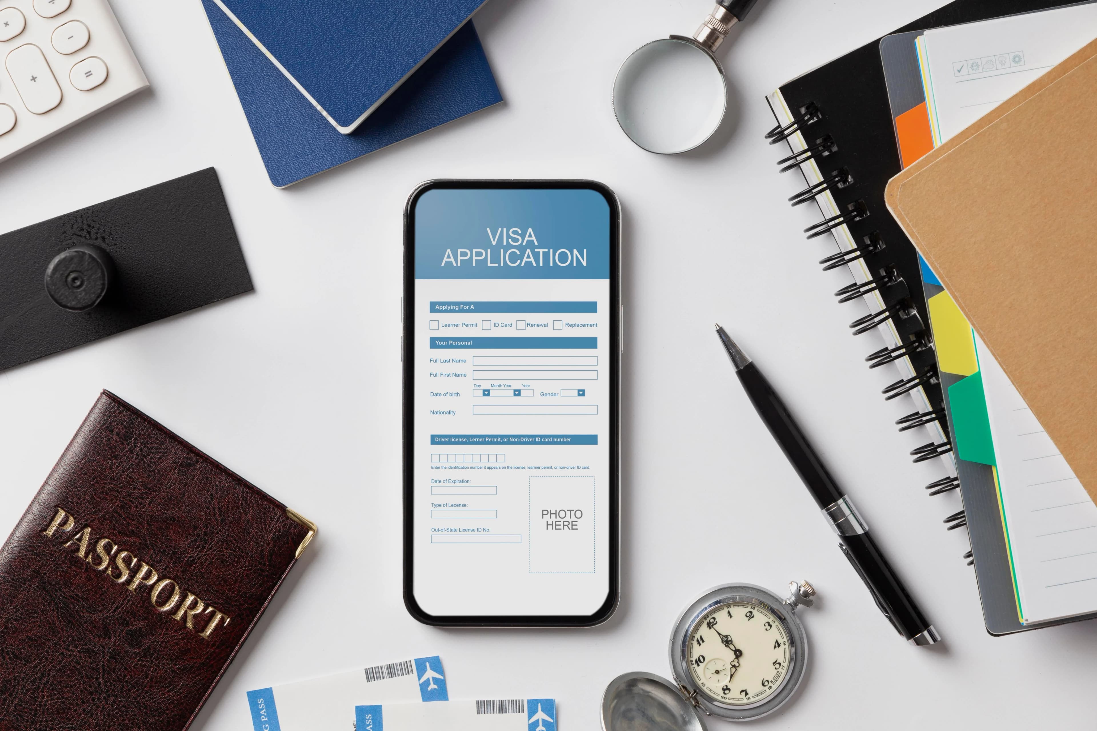 Full visa application management and submission
